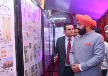 Governor and Chief Minister Pushkar Singh Dhami releasing the special postage cover of Timru and inaugurating the postage stamp exhibition on the occasion of Vasantotsav-2023 at Raj Bhawan.;?>