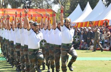 On the occasion of Vasantotsav-2023, programs were performed by Gorkha Rifles jawans, students of Dev Sanskriti Vishwavidyalaya, Haridwar and ITBP jawan.