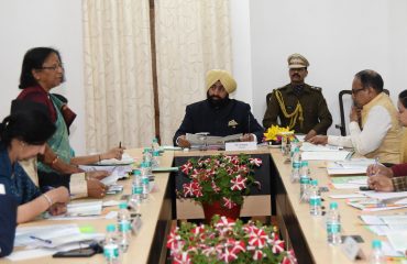 Governor participates in the 27th executive meeting, of the Uttarakhand State Child Welfare Council at Raj Bhawan.