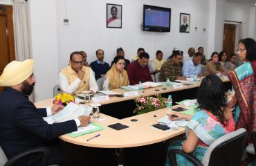 Governor participates in the 27th executive meeting, of the Uttarakhand State Child Welfare Council at Raj Bhawan.
