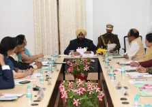 Governor participates in the 27th executive meeting, of the Uttarakhand State Child Welfare Council at Raj Bhawan.;?>