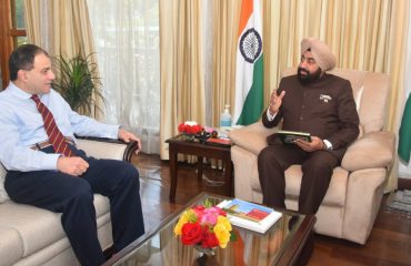 Lord Karan Billimoria, Member of the House of Lords, United Kingdom pays a courtesy call on Governor.