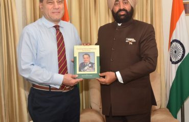 Lord Karan Billimoria, Member of the House of Lords, United Kingdom pays a courtesy call on Governor.