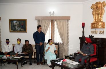 Governor listens to the problems of ex-servicemen and their dependents.