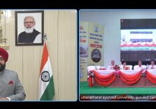 Governor virtually addressed the centenary celebrations of the establishment of Gurukul Ayurvedic College, Haridwar as Chief Guest, from Raj Bhawan.;?>
