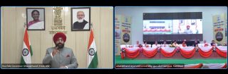 Governor virtually addressed the centenary celebrations of the establishment of Gurukul Ayurvedic College, Haridwar as Chief Guest, from Raj Bhawan.