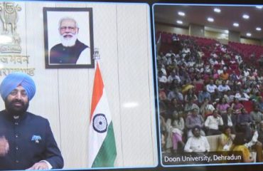 Governor virtually addressed the 18th conference of Uttar Pradesh-Uttarakhand Economic Association (UP-UEA) organized by Doon University from Raj Bhawan as chief guest.