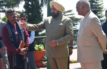 Former President Ram Nath Kovind and Governor Lt Gen Gurmit Singh (Retd) visit the Lal Bahadur Shastri National Academy of Administration, Mussoorie.