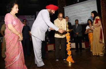 Governor Lt. Gen. Gurmit Singh (Retd) inaugurates the program organized at IIT Roorkee by lighting the lamp