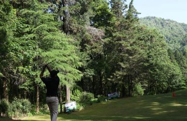 58 golfers participated on the first day of the tournament organized by Raj Bhawan Nainital Golf Club.
