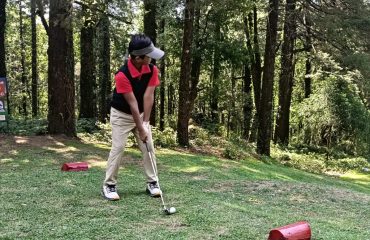58 golfers participated on the first day of the tournament organized by Raj Bhawan Nainital Golf Club.