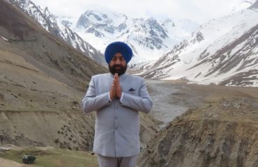 Governor visiting 'Adi Kailash' and 'Om Parvat' during his visit to Pithoragarh district.