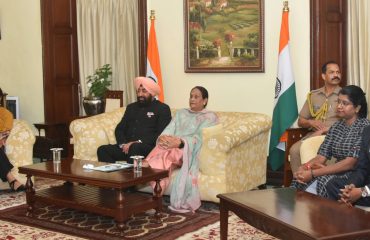 Governor participated in the program on the occasion of Goa State Foundation Day at Raj Bhawan, Nainital.