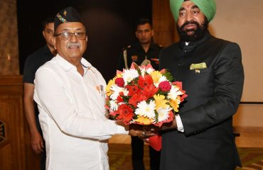 Ramnagar MLA Mr. Diwan Singh Bisht pays courtesy call on the Governor.