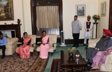 Governor participates in the State Foundation Day program of Telangana State at Raj Bhawan.