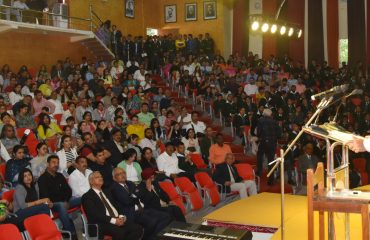 Governor addressing the 154th anniversary celebrations of Sherwood College, Nainital.