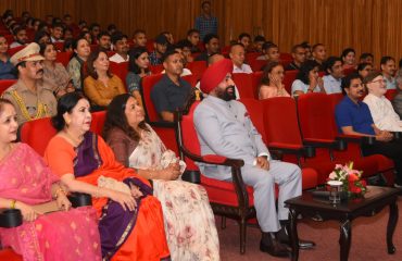 Governor participates in the book discussion program “Cyber Encounters” at Raj Bhawan Auditorium.