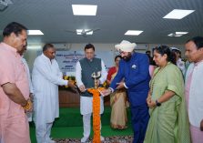 Governor Lt. Gen. Gurmit Singh (Retd) inaugurates the newly constructed library and new website of Uttarakhand Legislative Assembly.;?>