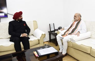 Governor pays a courtesy call on Union Home Minister Shri Amit Shah.