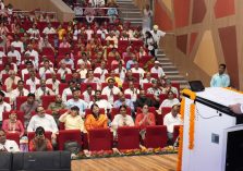 Governor Lt Get Gurmit Singh (Retd) addresses the program organized at Himalayan Cultural Centre, Garhi Cantt.;?>