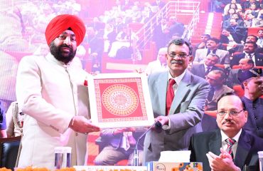 30-09-2023:Governor Lt Gen Gurmit Singh (Retd) at the inauguration program of UJALA (Uttarakhand Judicial and Legal Academy).