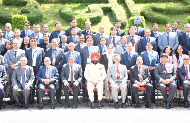 Governor Lt Gen Gurmit Singh (Retd) at the inauguration program of UJALA (Uttarakhand Judicial and Legal Academy).
