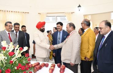 Governor Lt Gen Gurmit Singh (Retd) at the inauguration program of UJALA (Uttarakhand Judicial and Legal Academy).