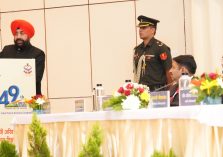 Governor Lt Gen Gurmit Singh (Retd) addresses the 49th All India Police Science Congress program at FRI, Dehradun.;?>