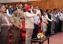 Governor Lt Gen Gurmit Singh (Retd) launches the AI based Smart Automation System.;?>