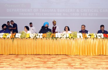 Governor Lt Gen Gurmit Singh (Retd) participates in the program “World Trauma Week-2023”.