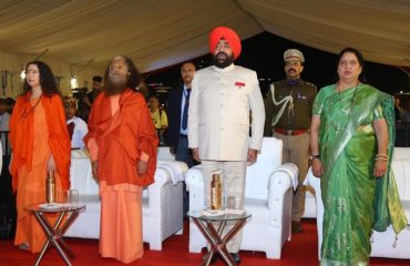 Governor Lt Gen Gurmit Singh (Retd) participates in ‘The Beatles and the Ganga Festival – 2023’.