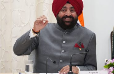 जनजातीय गौरव दिवस पर ‘‘विकसित भारत संकल्प यात्रा’’ के शुभारंभ के अवसर पर वर्चुअली प्रतिभाग करते हुए राज्यपाल लेफ्टिनेंट जनरल गुरमीत सिंह (से नि)।