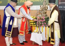 Governor inaugurating the second convocation of Veer Chandra Singh Garhwali Uttarakhand Horticulture and Forestry University, Bharsar Pauri Garhwal.;?>