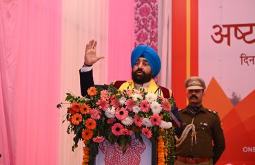 Governor addressing the eighth convocation of Uttarakhand Open University.