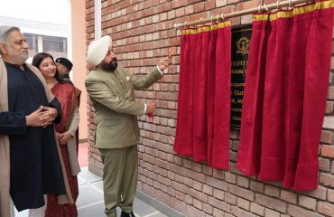⁠Governor inaugurating the middle wing of Him Jyoti School.