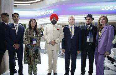 ⁠Governor with officials of the 31st Convergence India and 9th Smart City Expo.