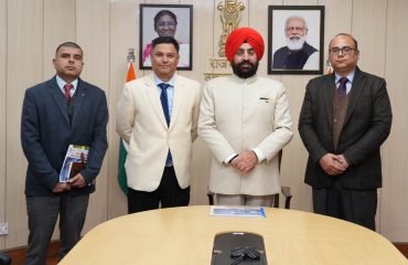 Secretary Tourism Sachin Kurve presenting the efforts and initiatives being taken by the department before the Gov