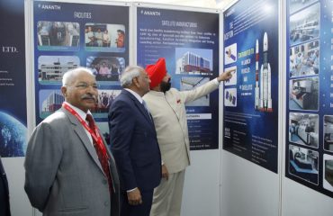 Governor visiting the exhibition organized in DefSAT DefSAT 2024 programme.