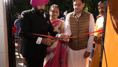 ⁠Governor inaugurating the newly constructed “Rajlakshmi Gaushala”.