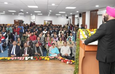 Governor addressing the program.