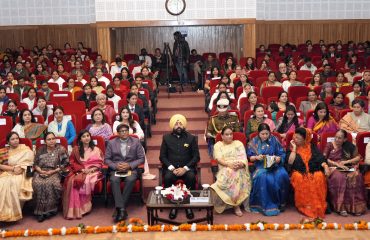 Governor participating in the “Nari Shakti-Rashtra Shakti” felicitation ceremony.