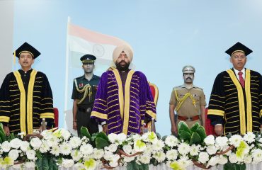 Governor attending the convocation of Siddharth Group of Institutions.