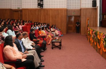 Governor addressing the awareness programme on breast cancer.
