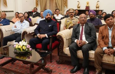 Governor participating in the Odisha State Foundation Day program at Raj Bhawan.