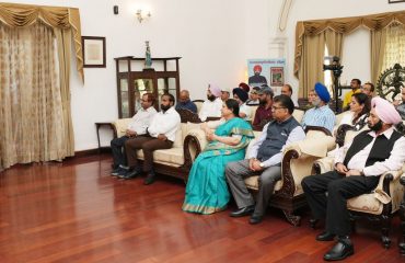Governor addressing the program.