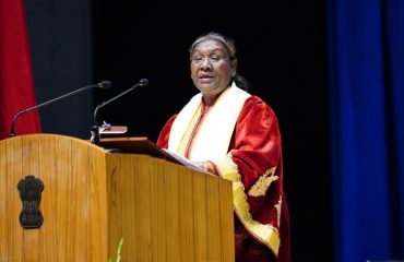 Hon'ble President Smt. Draupadi Murma addressing on the occasion of the fourth convocation of AIIMS, Rishikesh.