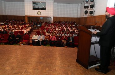 The Hon'ble Governor addressing the gathering on the screening of the documentary “Brand Bollywood Down Under” at Raj Bhawan