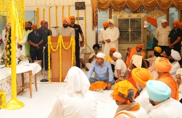 गुरूद्वारा श्री हेमकुंड साहिब ऋषिकेश में आयोजित कार्यक्रम के अवसर पर संबोधित करते हुए राज्यपाल।