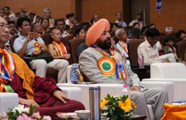 Governor participating in the program organized at IRDT Auditorium, Dehradun.