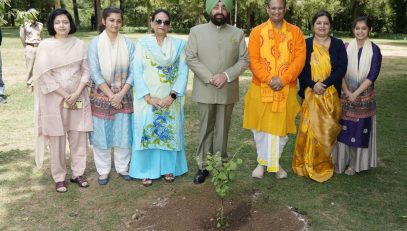 Hon'ble Governor and First Lady, Mrs. Gurmeet Kaur on the occasion of World Environment Day.